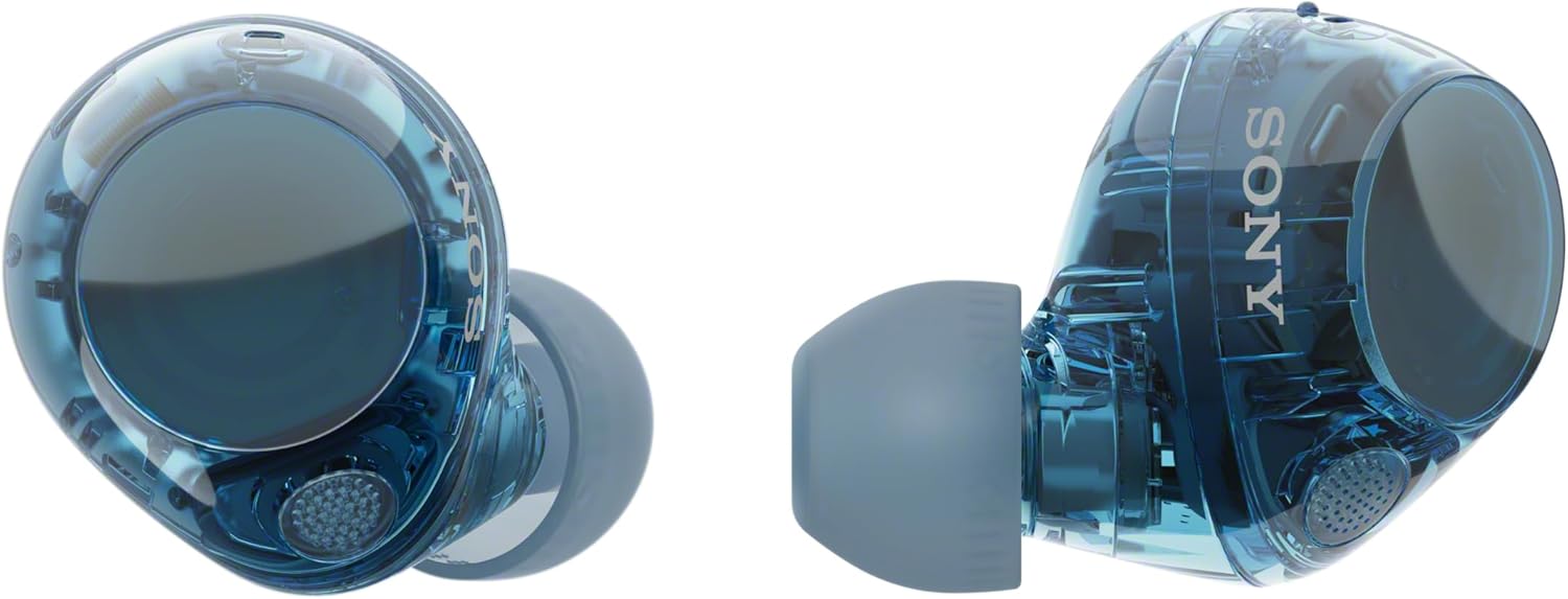 Sony WF-C710N Truly Wireless Noise-Canceling Earbuds with up to 30-Hour Battery Life, Lightweight and Secure, Glass Blue image 1