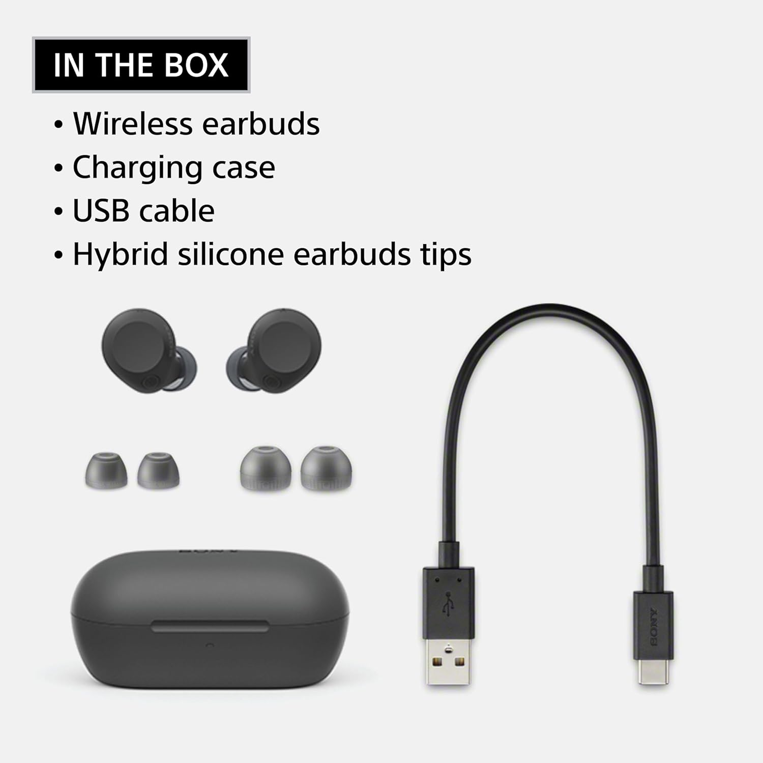 Sony WF-C710N Truly Wireless Noise-Canceling Earbuds with up to 30-Hour Battery Life, Lightweight and Secure, Glass Blue image 9