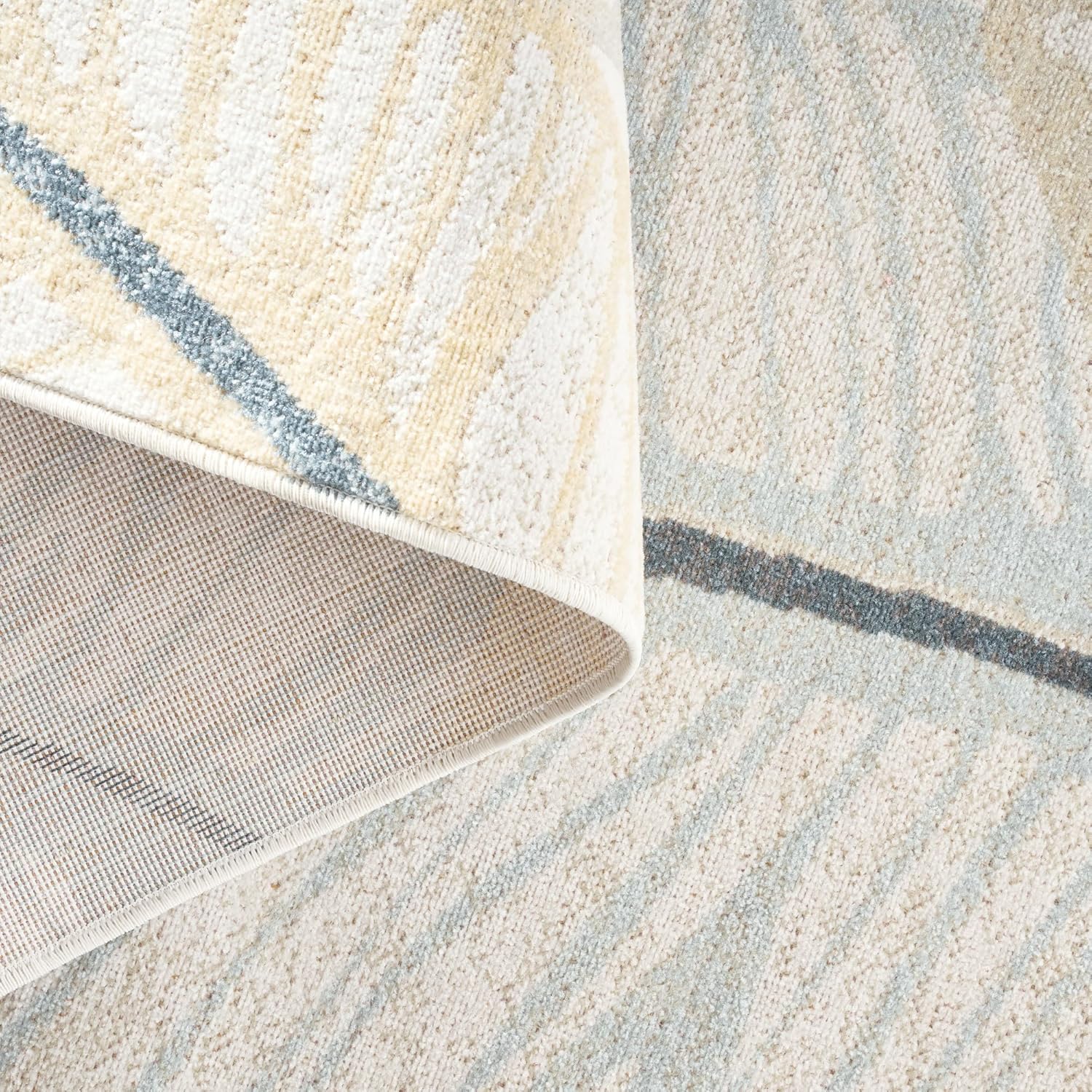 Tommy Bahama Cay Palm Fronds Indoor Outdoor Area Rug, Leaf Coastal Design, UV Fade Resistant, Ivory, 3'11"x5'2" image 3