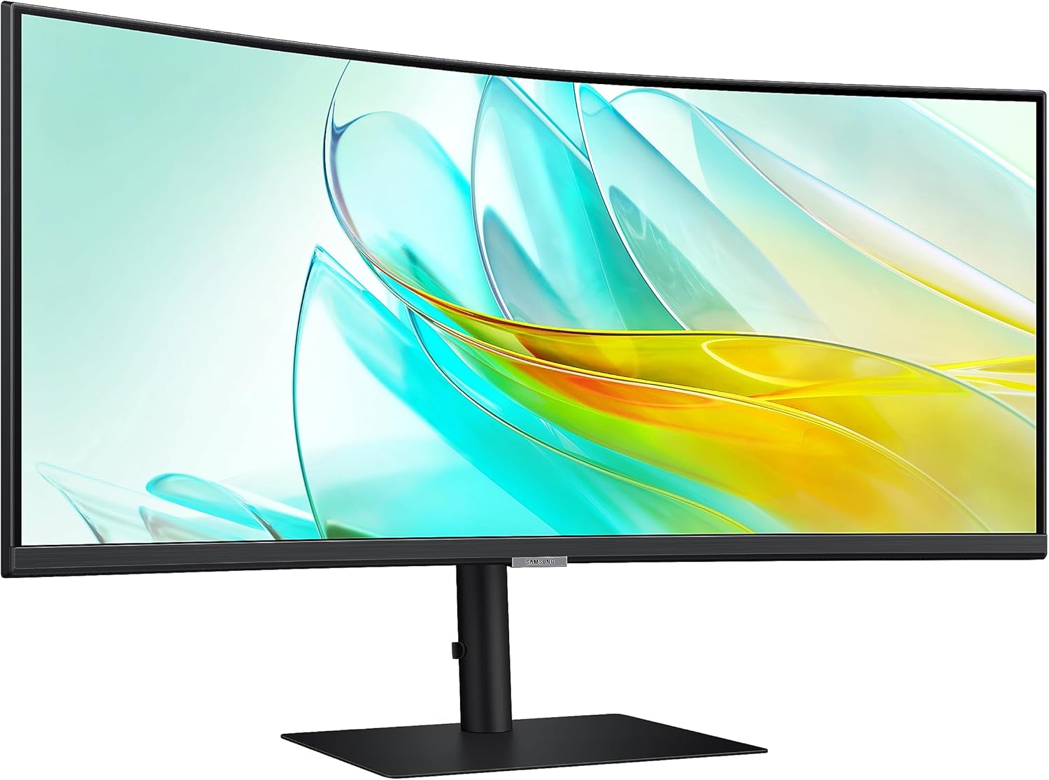 Samsung 34” ViewFinity S65UA Series Ultrawide QHD Curved Monitor, HDR10, 100Hz, 350 nit, USB- C, Adjustable Stand, Intelligent Eye Care, LS34C650UANXGO, Black image 2