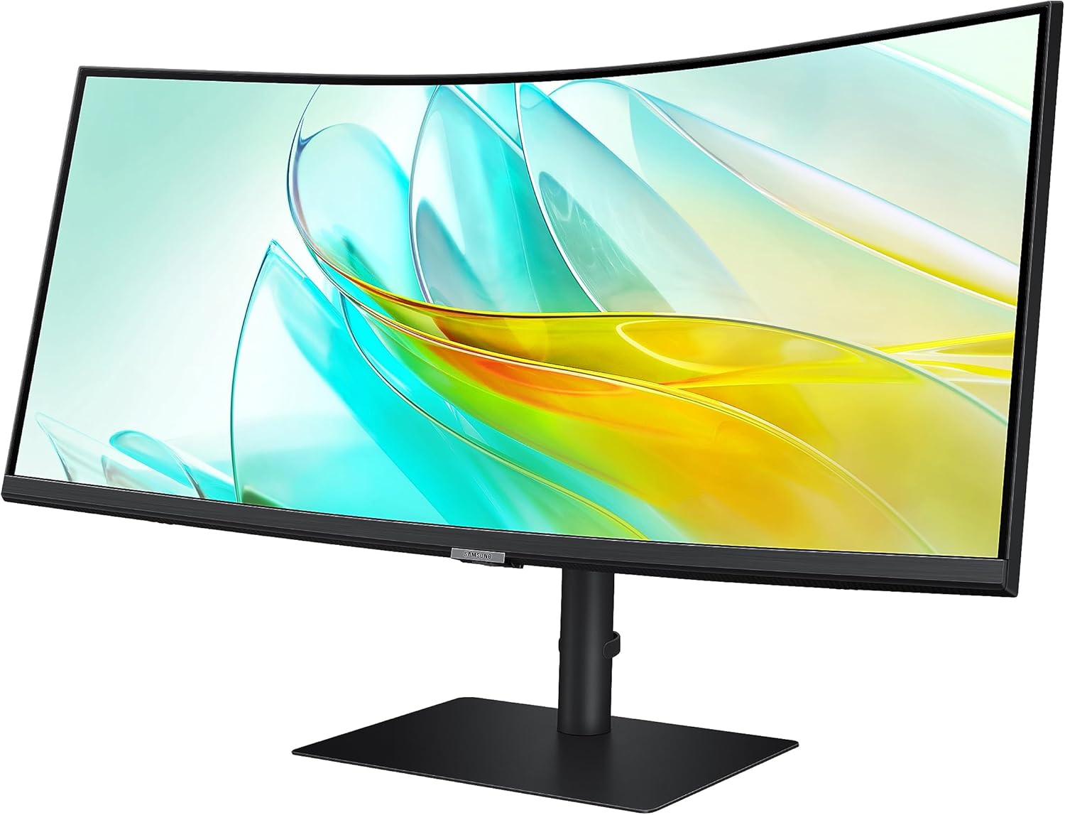 Samsung 34” ViewFinity S65UA Series Ultrawide QHD Curved Monitor, HDR10, 100Hz, 350 nit, USB- C, Adjustable Stand, Intelligent Eye Care, LS34C650UANXGO, Black image 7