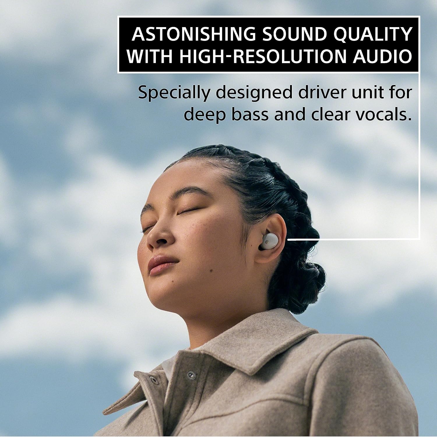 Sony WF-1000XM5 The Best Truly Wireless Bluetooth Noise Canceling Earbuds & in-Ear Headphones with Alexa Built-in, Black image 3