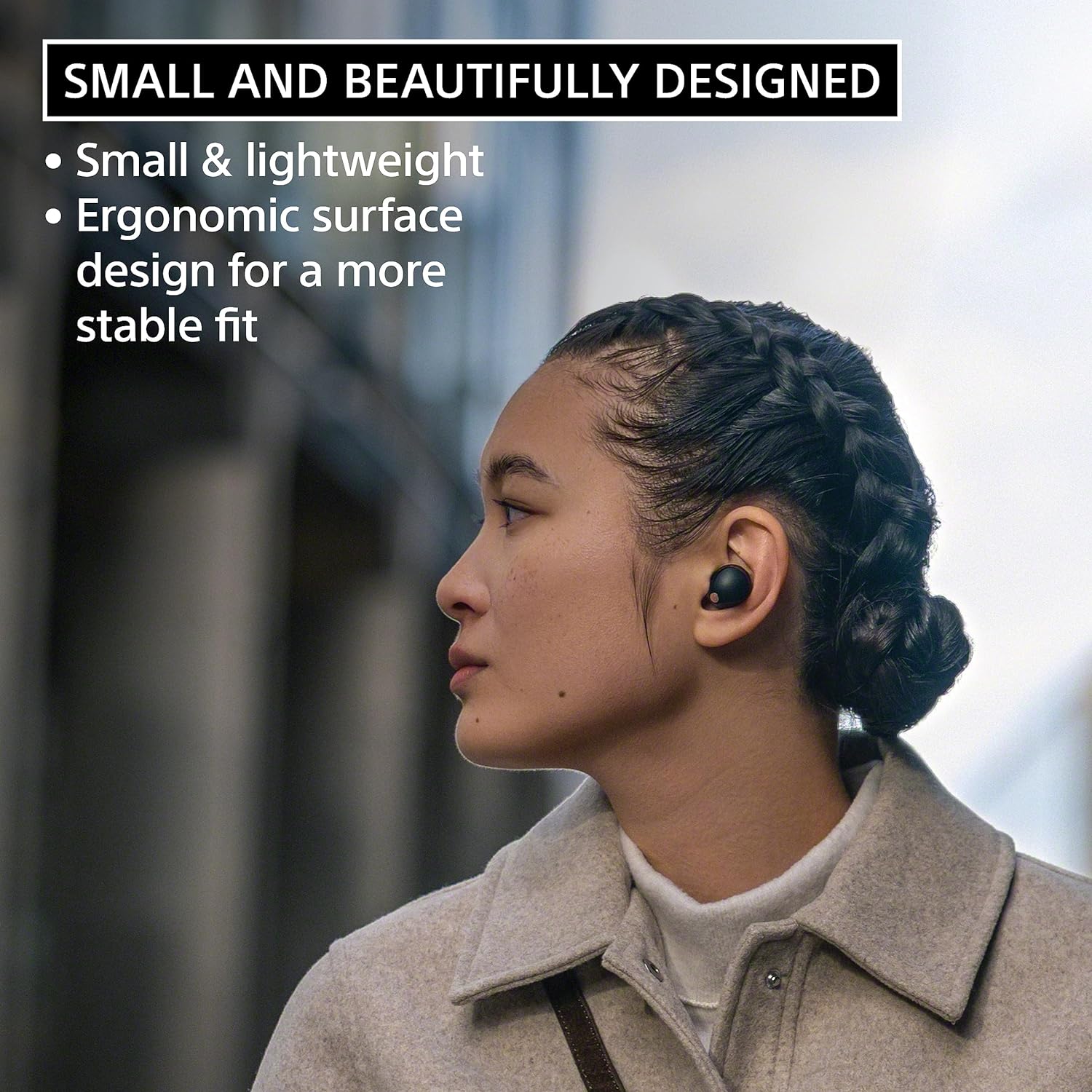 Sony WF-1000XM5 The Best Truly Wireless Bluetooth Noise Canceling Earbuds & in-Ear Headphones with Alexa Built-in, Black image 6