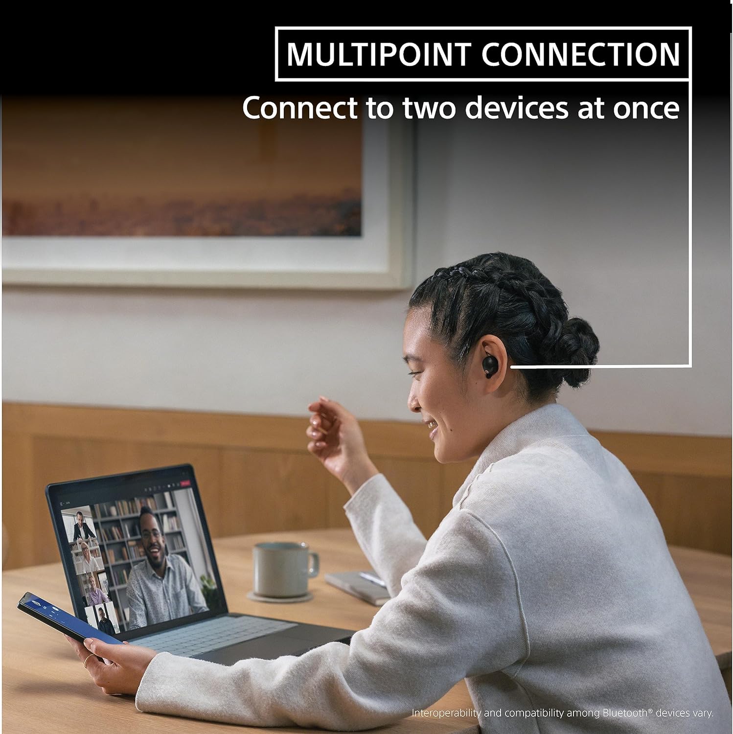 Sony WF-1000XM5 The Best Truly Wireless Bluetooth Noise Canceling Earbuds & in-Ear Headphones with Alexa Built-in, Black image 8