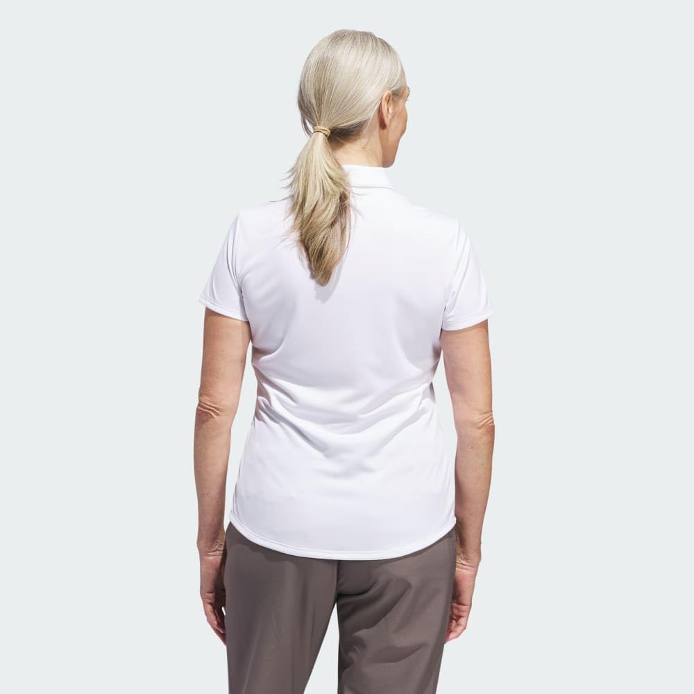 adidas Women's Solid Performance Short Sleeve Polo Shirt image 3