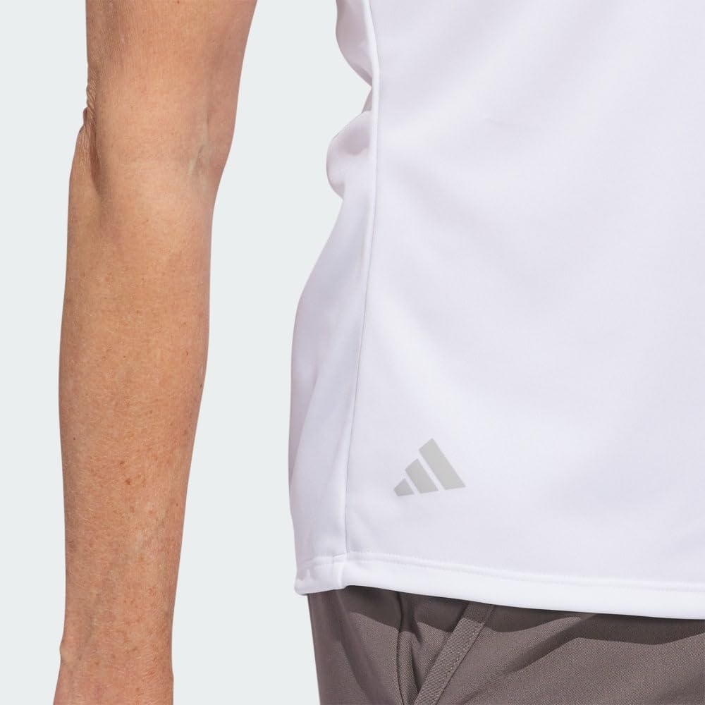 adidas Women's Solid Performance Short Sleeve Polo Shirt image 8