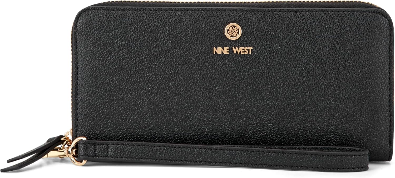 Nine West Lockup 9 Zip Around Wallet with Wristlet image 1