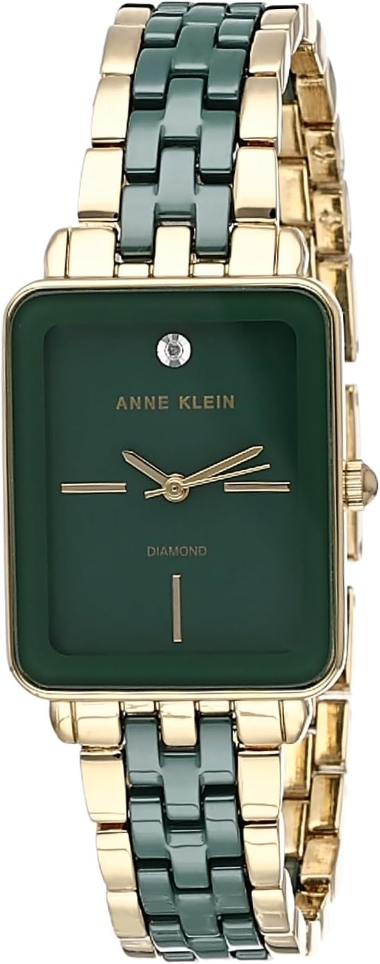 Anne Klein Women's Genuine Diamond Dial Ceramic Bracelet Watch image 1