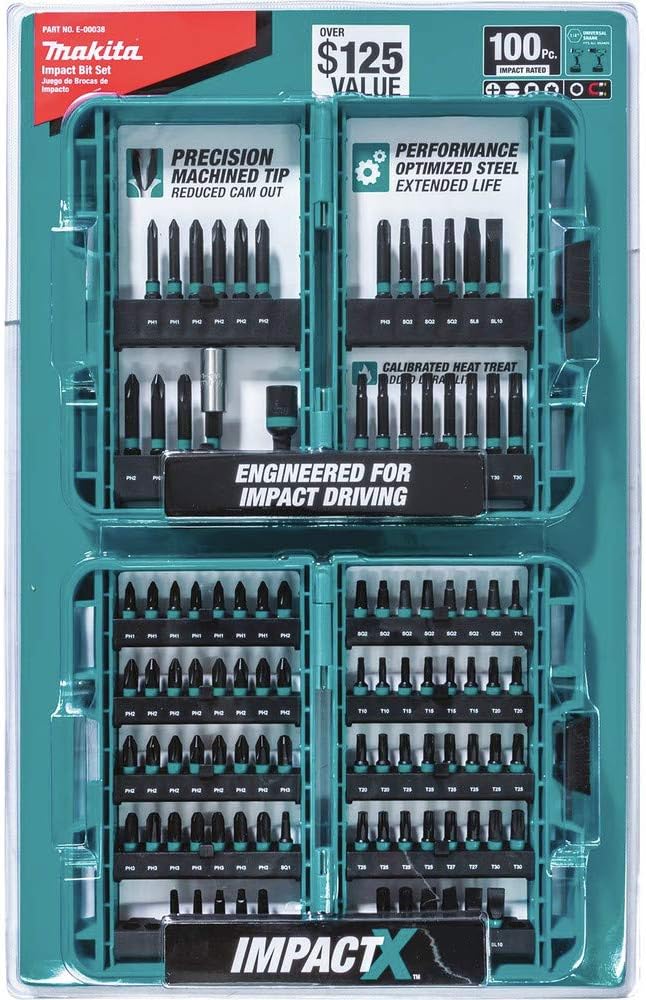 Makita E-00038 Impactx 100 Pc. Driver Bit Set image 3
