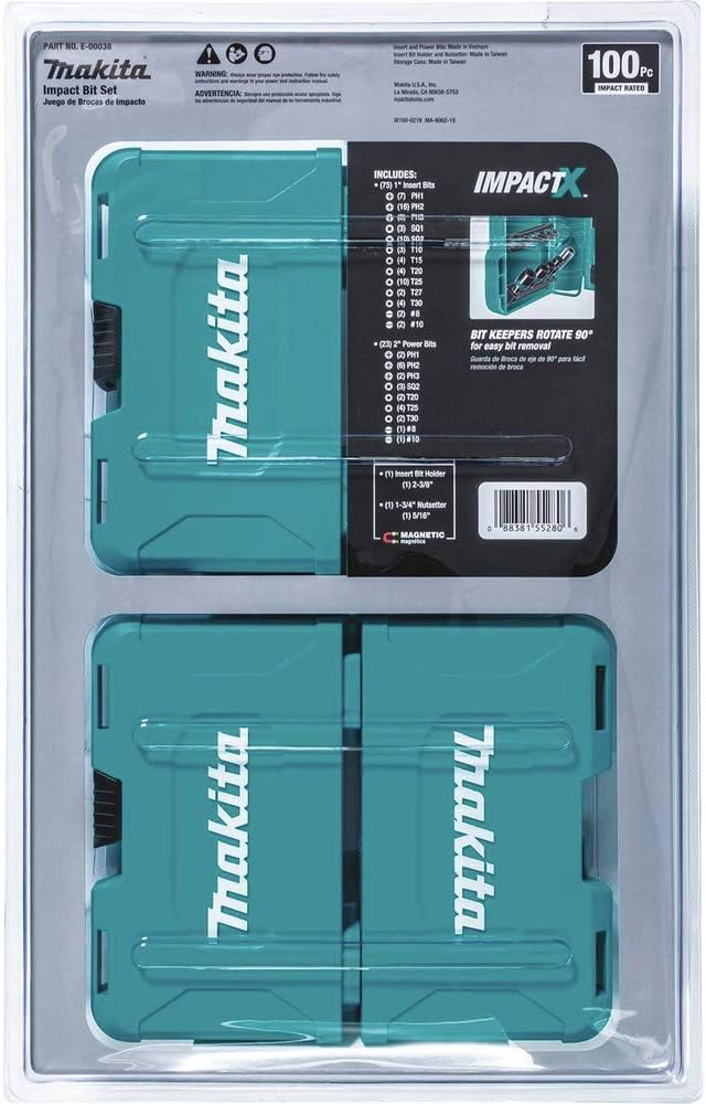 Makita E-00038 Impactx 100 Pc. Driver Bit Set image 4