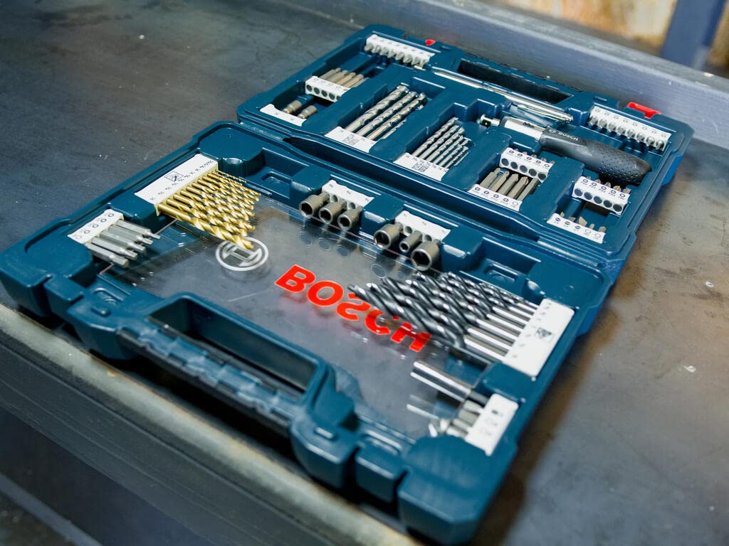 BOSCH MS4091 91-Piece Drilling and Driving Mixed Set with Included Case for Applications in Wood, Metal, Masonry image 8
