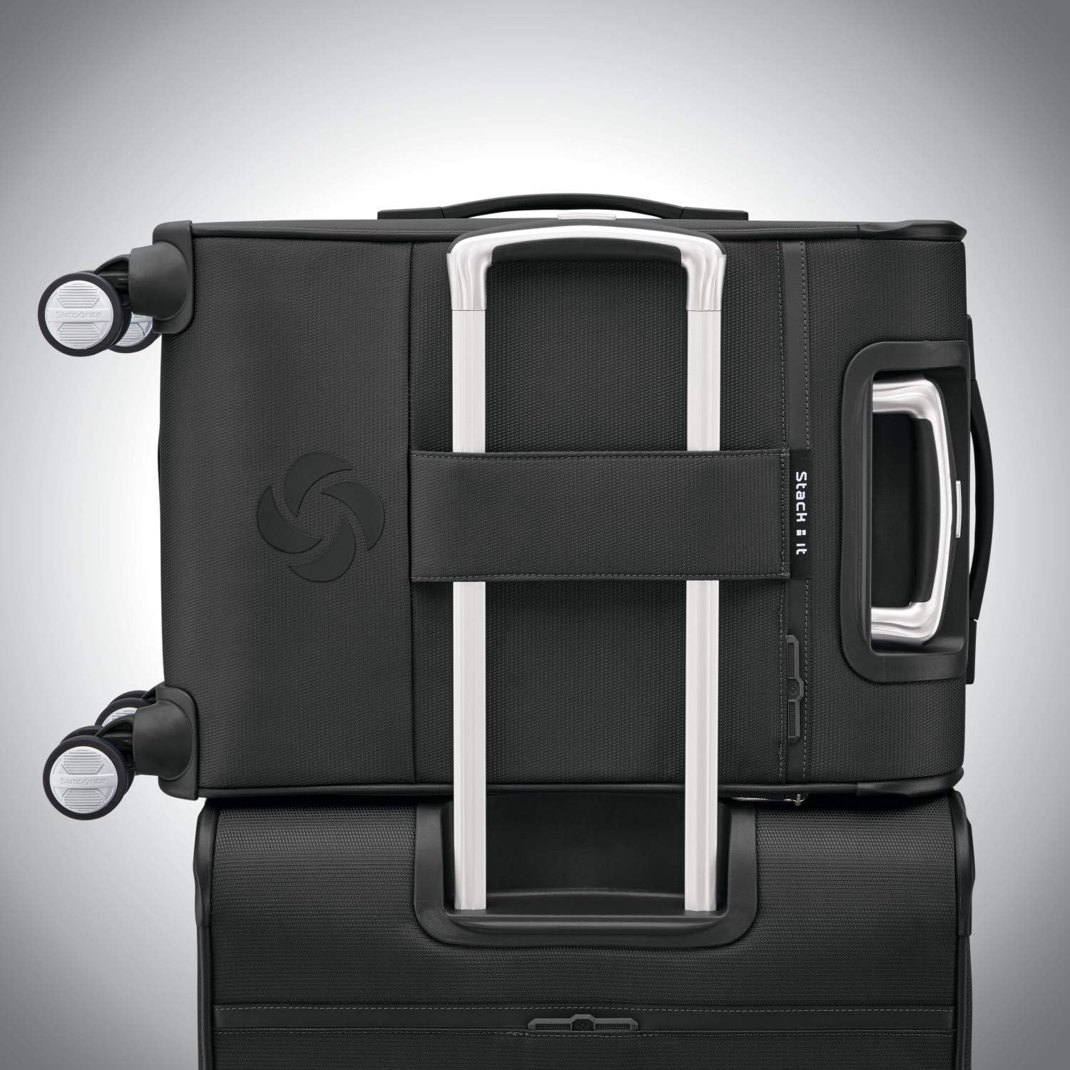 Samsonite Solyte DLX Softside Expandable Luggage with Spinner Wheels, Midnight Black, Carry-On 20-Inch image 4