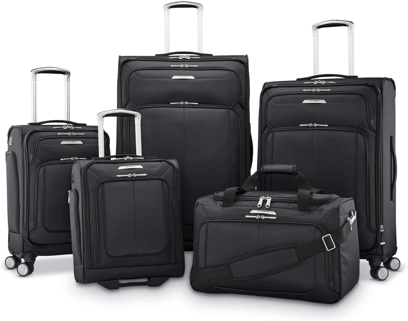Samsonite Solyte DLX Softside Expandable Luggage with Spinner Wheels, Midnight Black, Carry-On 20-Inch image 8
