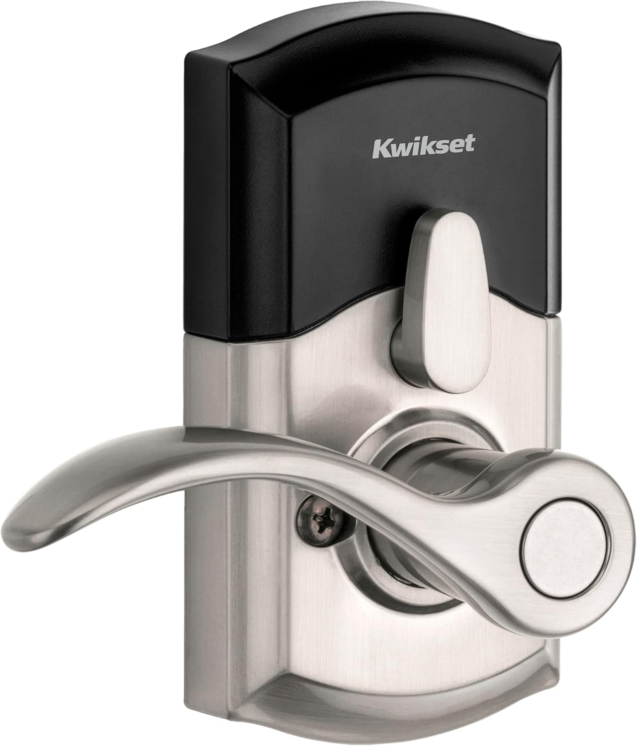 Kwikset SmartCode 955 Pembroke Light Commercial 10-Button Keypad Electronic Lever, Convenient Keyless Entry, 3-Year Batter Life and High Traffic Durability in Satin Nickel image 5