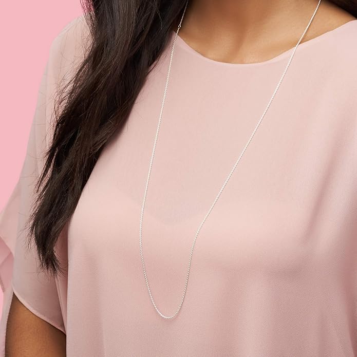 PANDORA Jewelry - Classic Cable Chain Necklace - Gift for Her - Sterling Silver - 35.4" image 3