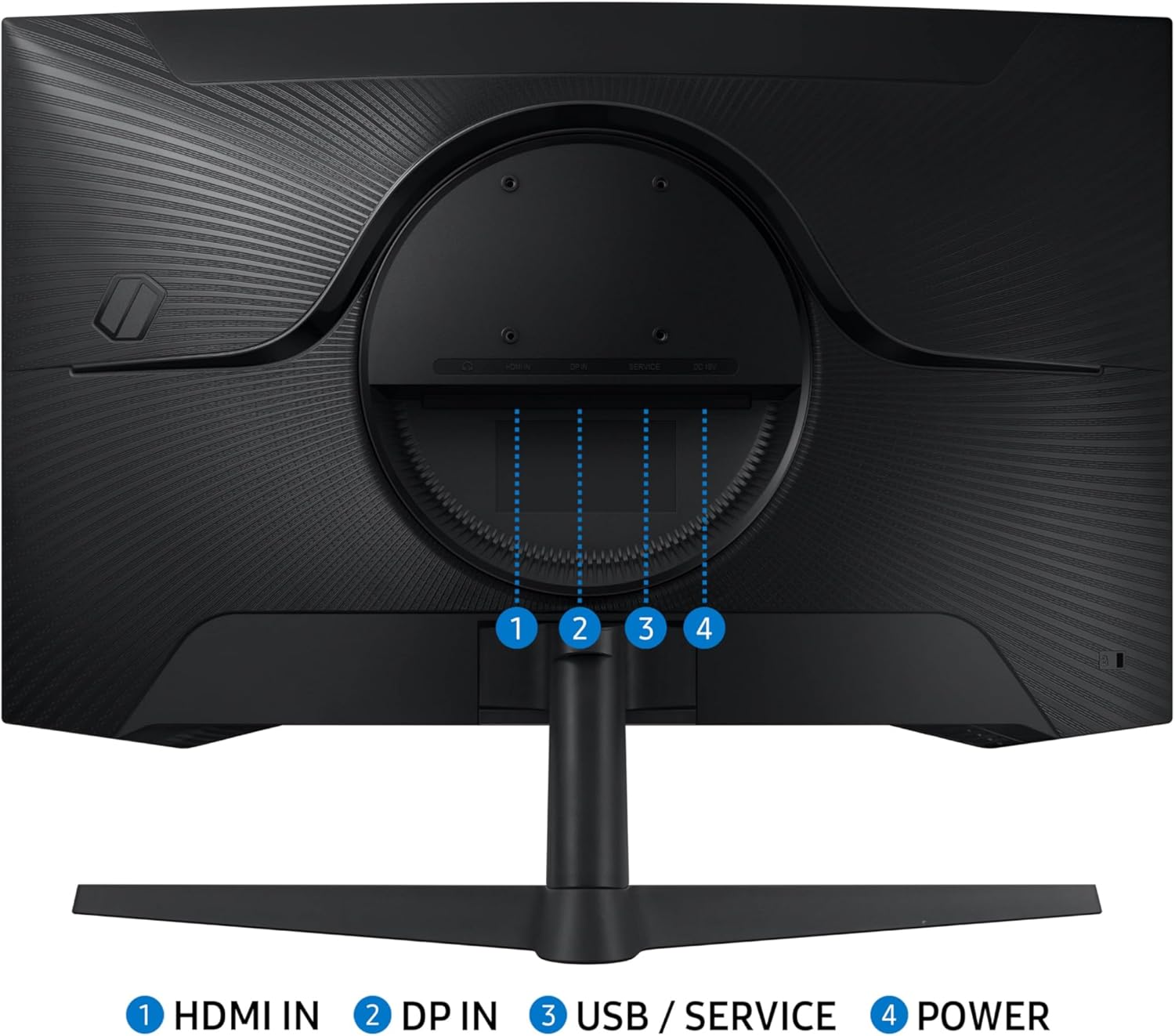 SAMSUNG 32" Odyssey G55C Series QHD 1000R Curved Gaming Monitor, 1ms(MPRT), HDR10, 165Hz, AMD Radeon FreeSync, Eye Care, Glare Free, Sharp Resolution LS32CG550ENXZA image 6