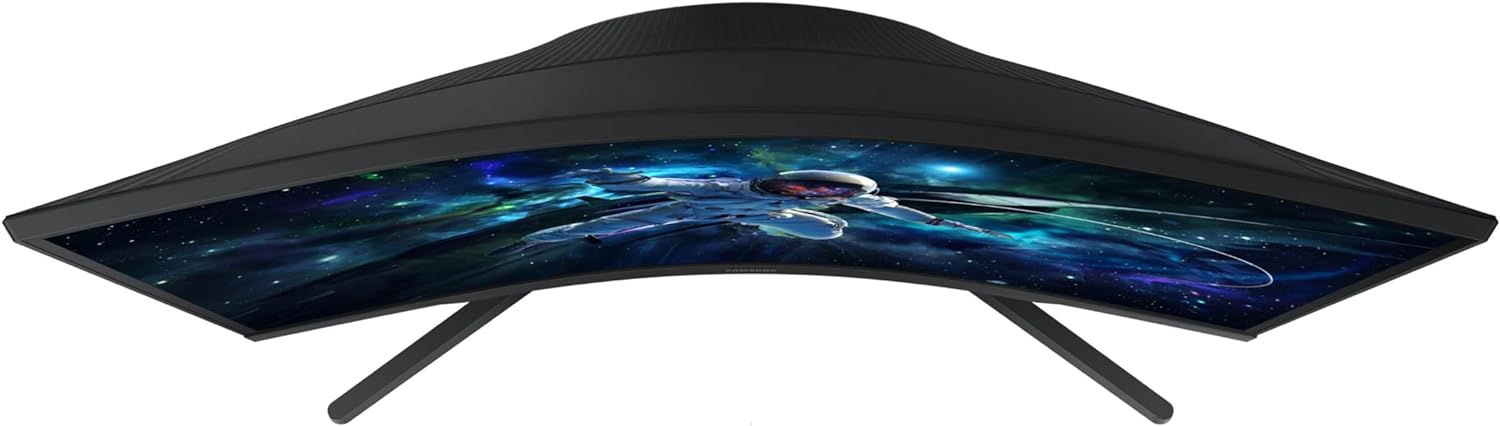 SAMSUNG 32" Odyssey G55C Series QHD 1000R Curved Gaming Monitor, 1ms(MPRT), HDR10, 165Hz, AMD Radeon FreeSync, Eye Care, Glare Free, Sharp Resolution LS32CG550ENXZA image 9
