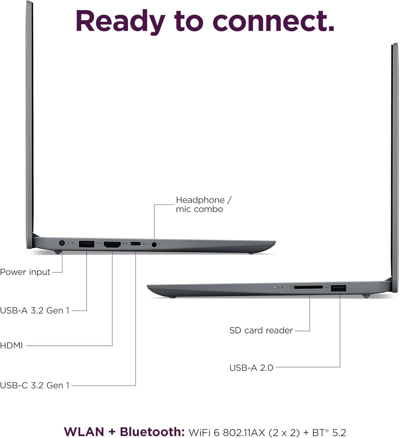 Lenovo Ideapad Touchscreen Laptop Computer for Home Business Student, 15.6" FHD, 40GB DDR4 RAM, 1TB PCIe SSD, Intel 6-Core CPU (Beat i5-1155G7), WiFi 6, HDMI, Windows 11 Pro S, BEF-ectoy Cable image 5