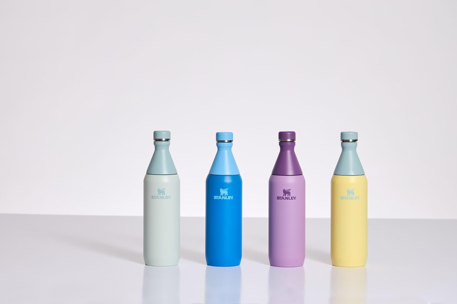Stanley All Day Slim Bottle 20 oz | Twist On Lid with Leakproof Seal | Slim Design for Travel & Gym | Insulated Stainless Steel | BPA-Free | Lilac image 5