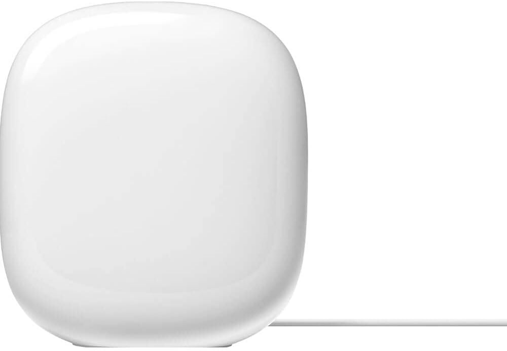 Google Nest WiFi Pro - Wi-Fi 6E - Reliable Home Wi-Fi System with Fast Speed and Whole Home Coverage - Mesh Router - Snow image 1