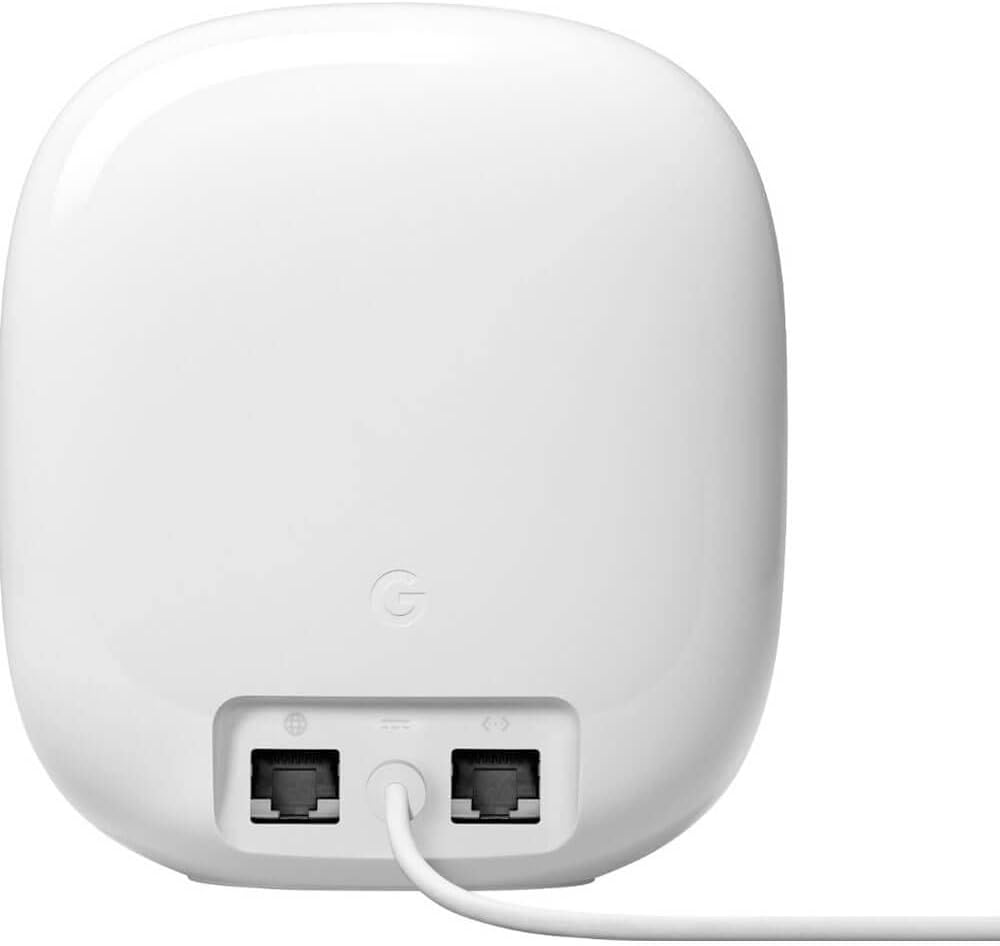 Google Nest WiFi Pro - Wi-Fi 6E - Reliable Home Wi-Fi System with Fast Speed and Whole Home Coverage - Mesh Router - Snow image 2