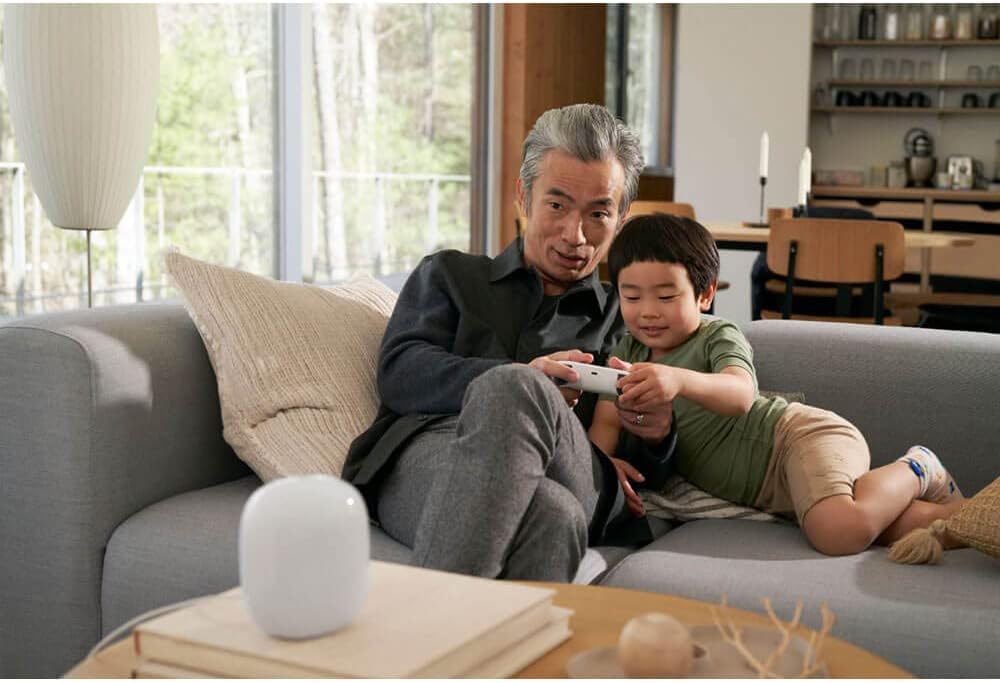 Google Nest WiFi Pro - Wi-Fi 6E - Reliable Home Wi-Fi System with Fast Speed and Whole Home Coverage - Mesh Router - Snow image 5