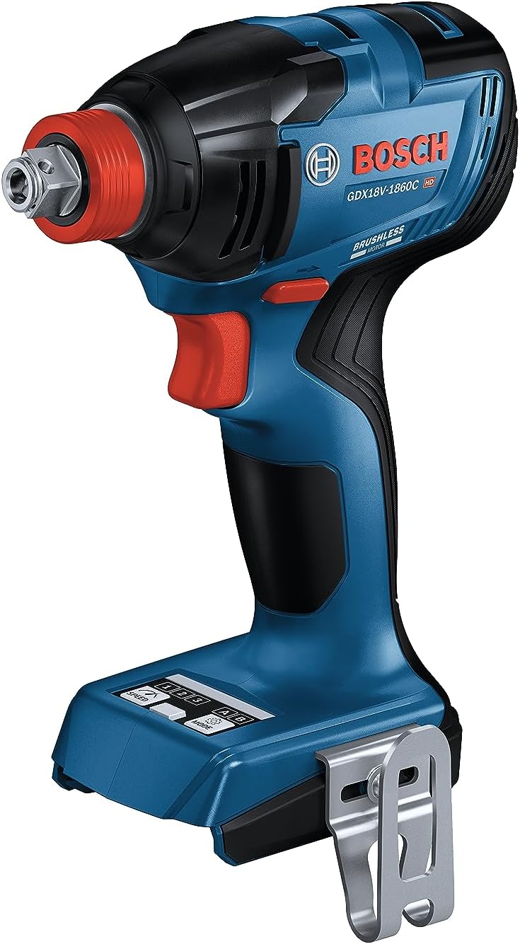 Bosch GDX18V-1860CN 18V Connected-Ready Two-In-One 1/4 In. and 1/2 In. Bit/Socket Impact Driver/Wrench (Bare Tool) image 1