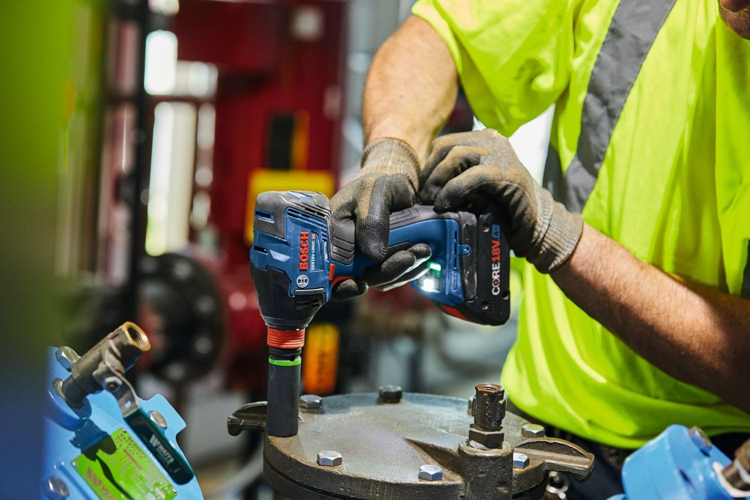 Bosch GDX18V-1860CN 18V Connected-Ready Two-In-One 1/4 In. and 1/2 In. Bit/Socket Impact Driver/Wrench (Bare Tool) image 11