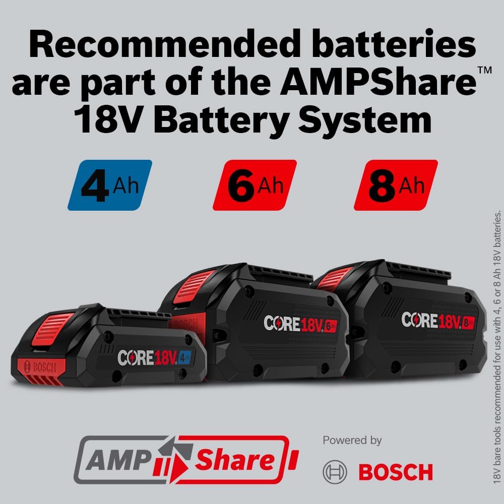 Bosch GDX18V-1860CN 18V Connected-Ready Two-In-One 1/4 In. and 1/2 In. Bit/Socket Impact Driver/Wrench (Bare Tool) image 15