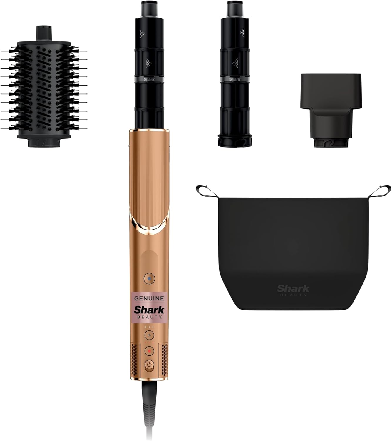 Shark FlexStyle® (Special Edition) | Air Styling & Drying System | Powerful Hair Dryer Brush & Multi-Styler | Auto-Wrap Curlers, Oval Brush, Concentrator, & Storage Bag Included | Copper | HD433CP image 1