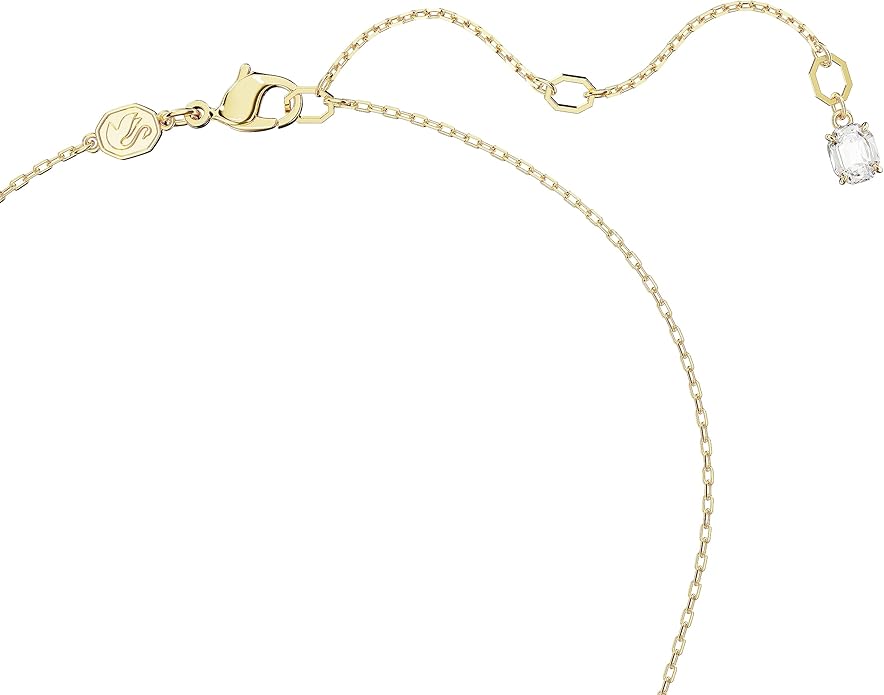 Swarovski Dextera Pendant Necklace with Interlocking Loop and Clear Crystals image 3