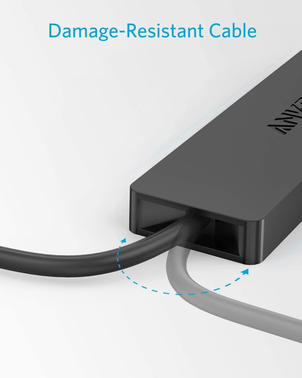 Anker USB Hub 4 Ports, Multiple USB 3.0 Hub, USB Splitter for Laptop, Extender for A Port Laptop, PC, Desktop and More [Charging Not Supported](2ft USB-A) image 5