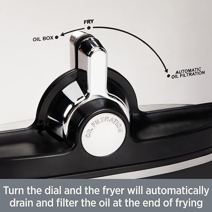 All-Clad Electric Deep Fryer with Basket and Lid, Stainless Steel Deep Fryer for Home Use, 1700W, Dishwasher Safe image 6