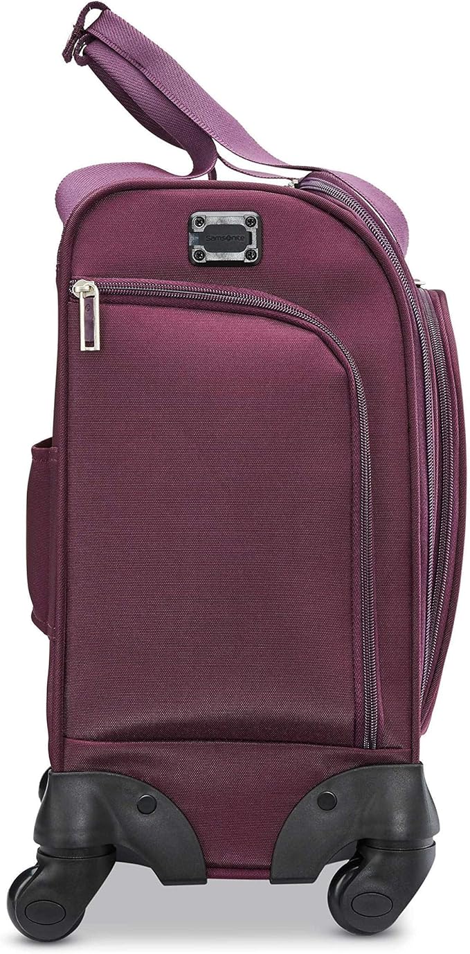 Samsonite Underseat Carry-On Spinner With USB Port, Purple, One Size image 2