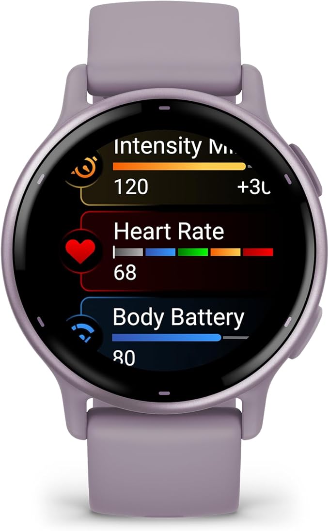 Garmin vívoactive 5, Health and Fitness GPS Smartwatch, AMOLED Display, Up to 11 Days of Battery, Orchid image 2