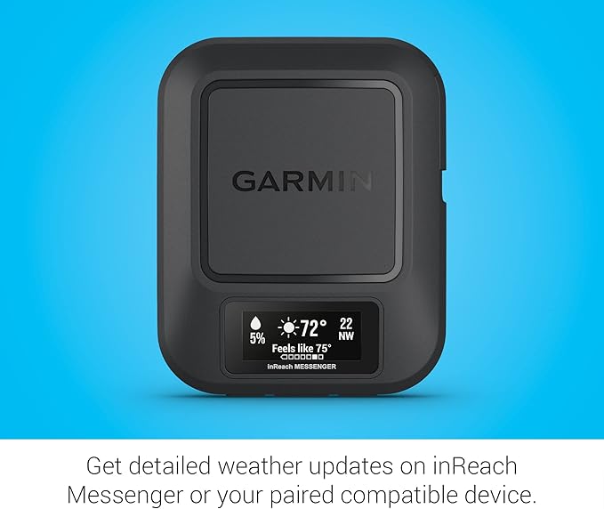 Garmin inReach® Messenger Handheld Satellite Communicator, Global Two-Way Messaging image 6