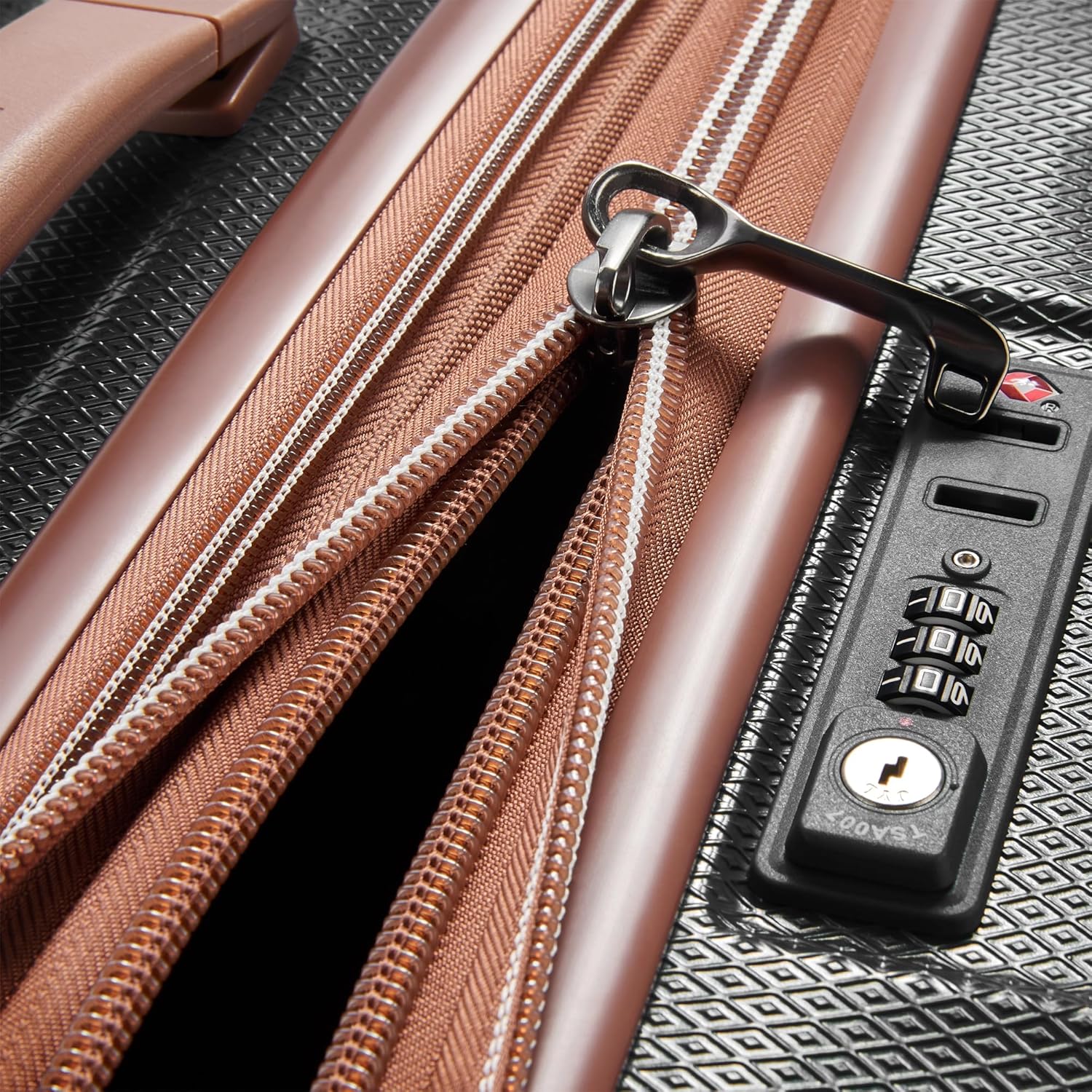 DELSEY PARIS Carrousel Hardside Expandable Luggage with Spinner Wheels, Black, Carry-on 21 Inch image 6