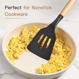 Astercook 38-Pc Silicone Utensils – Heat Resistant, BPA-Free, Black image 3