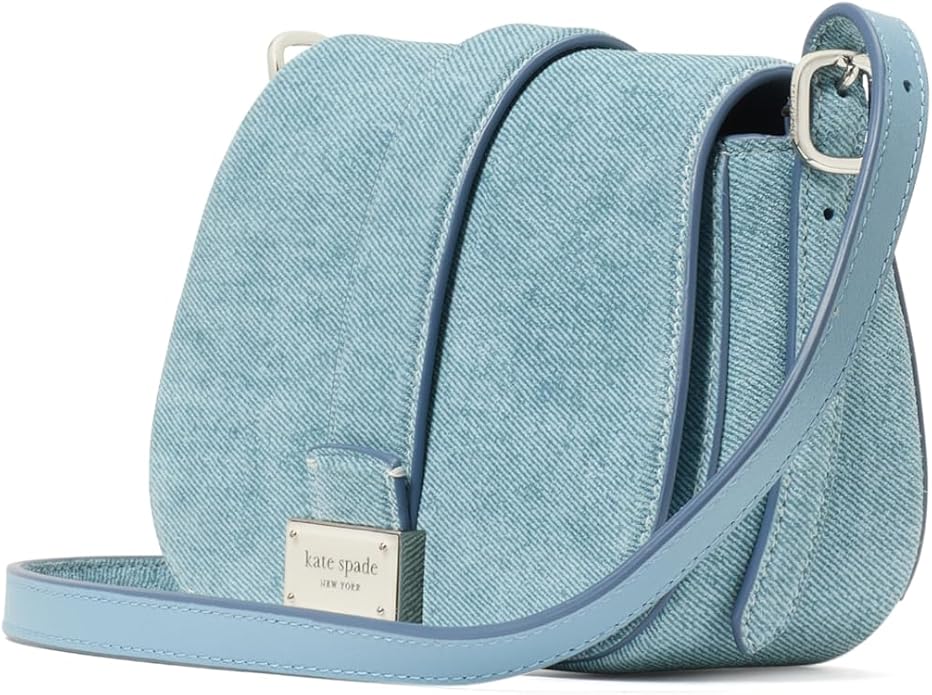 kate spade new york Womens Nouveau Textured Leather Mini Saddle Crossbody image 2