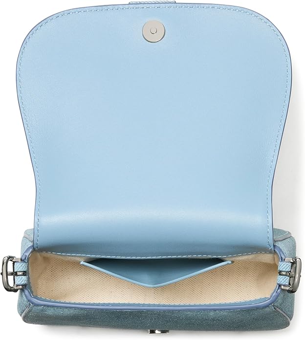 kate spade new york Womens Nouveau Textured Leather Mini Saddle Crossbody image 3