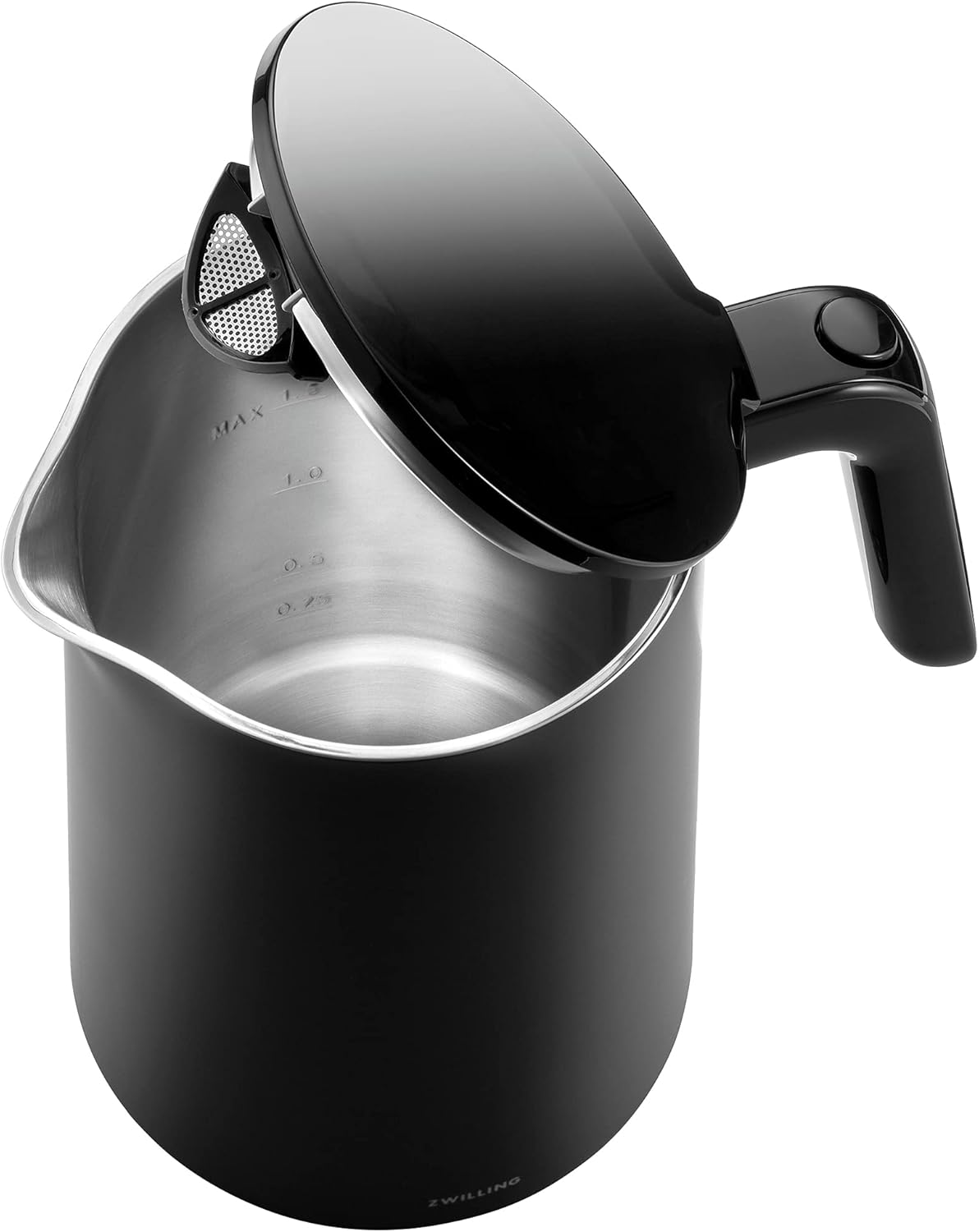 ZWILLING Enfinigy Cool Touch 1.5-Liter Electric Kettle Pro, Cordless Tea Kettle & Hot Water - Black image 6