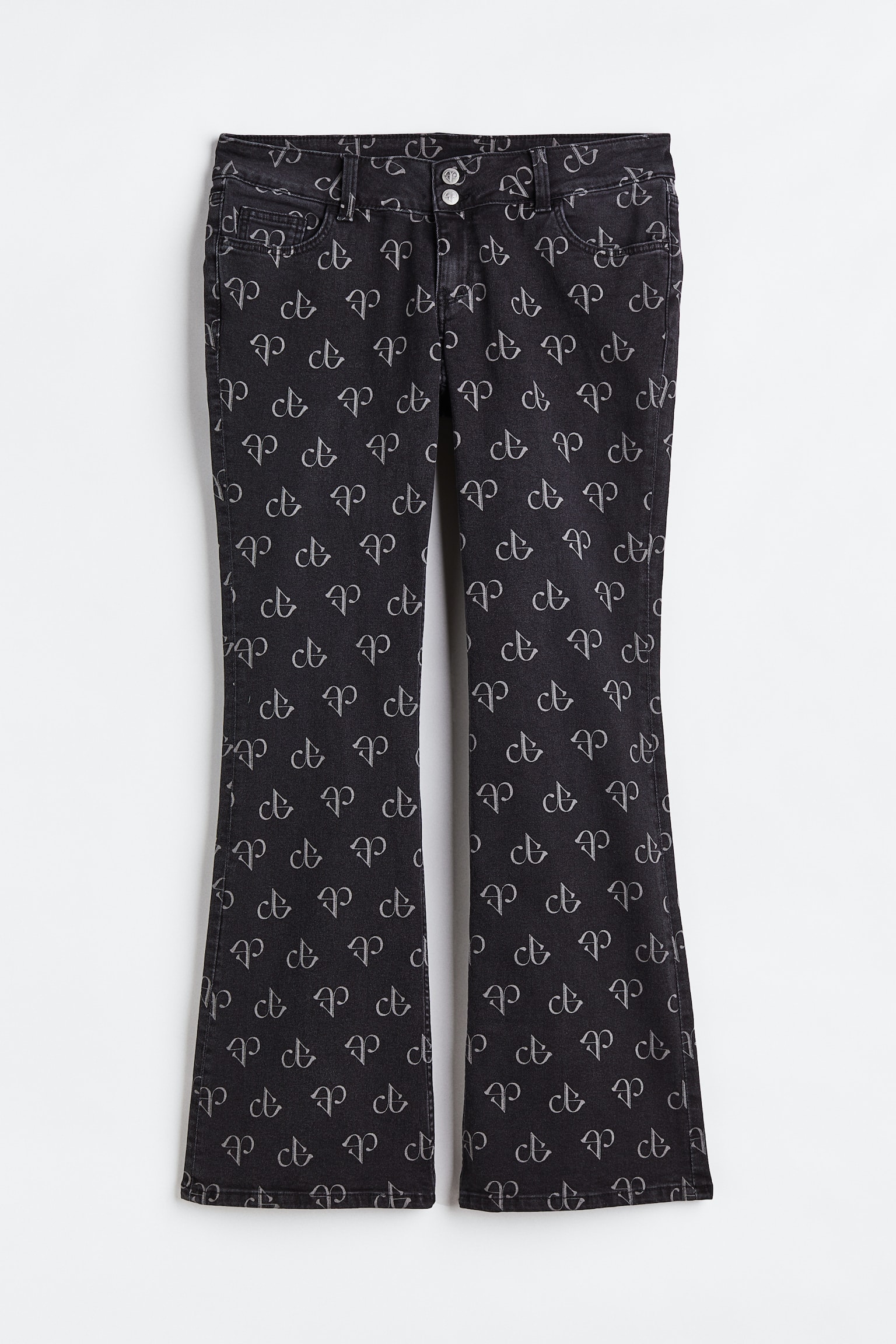 H&M+ Flared Low Jeans image 1