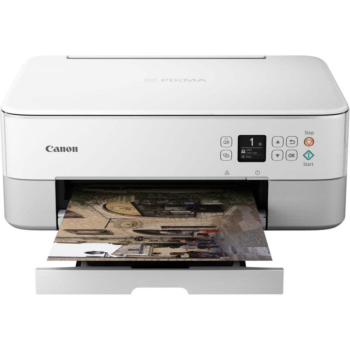 Canon PIXMA TS5320 Wireless Office All-In-One Printer, White image 2