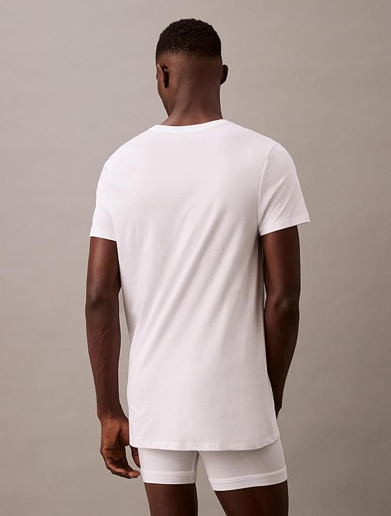 Calvin Klein Men's Cotton Classics 3-Pack Undershirts image 3