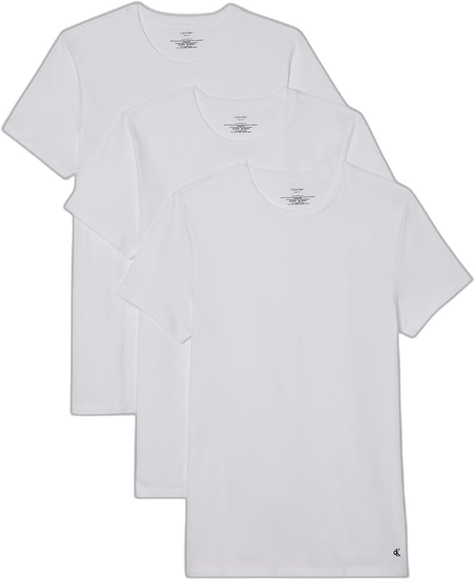 Calvin Klein Men's Cotton Classics 3-Pack Undershirts image 1