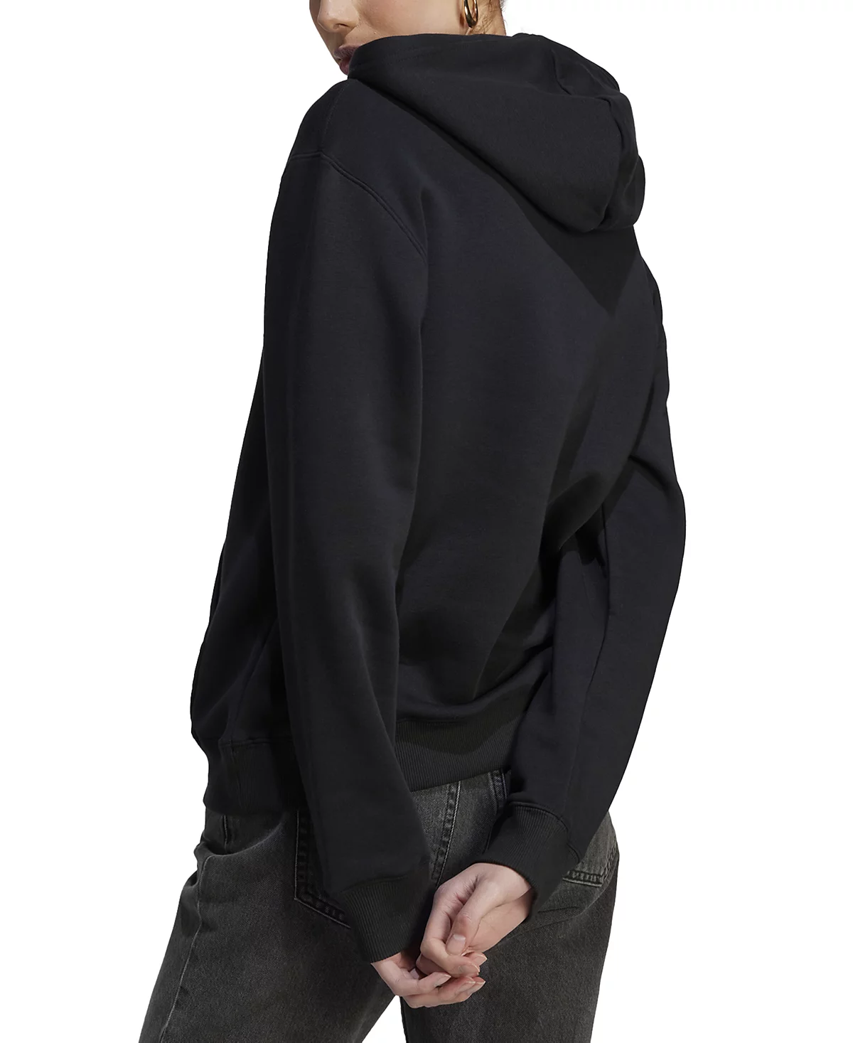 Adidas Women's Big Logo Fleece Hooded Sweatshirt image 2