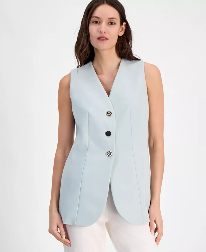 Women's Stretch Sleeveless V-Neck Vest image 2