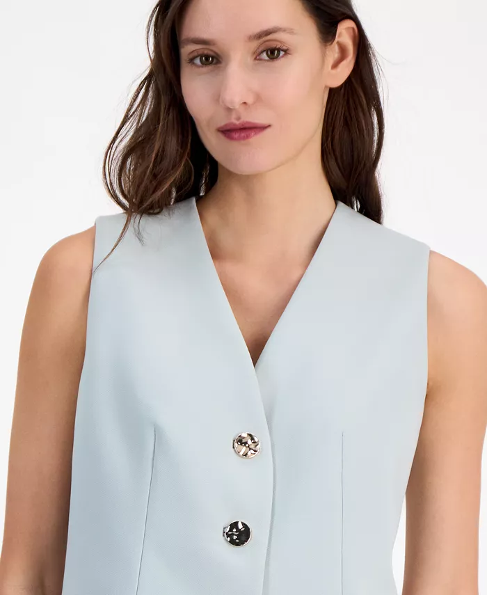 Women's Stretch Sleeveless V-Neck Vest image 3