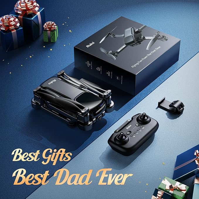 Ruko U11S Drones with Camera for Adults 4k, Built-in Remote ID, 120° FOV, GPS Auto Return, 40 Min Flight, 5G Live Transmission, Foldable Mini FPV Quadcopter for Beginners with Follow Me, Circle Fly image 2