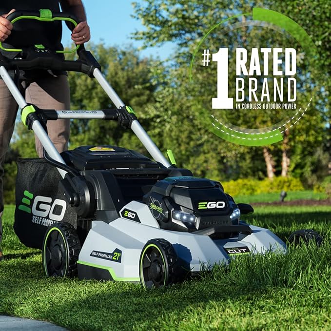 EGO Power+ LM2135SP 21-Inch Self-Propelled Lawn Mower Kit (7.5Ah Battery and Rapid Charger Included), get (1) extra BA2800T 5.0Ah Battery image 2